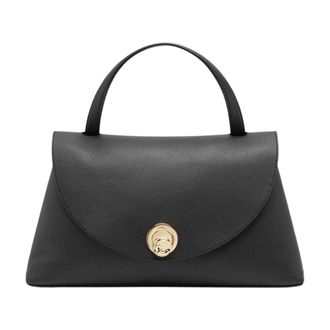 Coccinelle Nikla Schoudertas - Dames - Handtassen - Zwart - ONE Size - Leer - Tassen