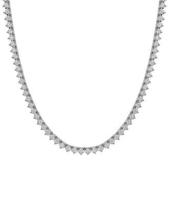 Rina Limor 14K 5.93 Ct. Tw. Diamond Tennis Necklace