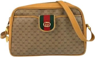 Gucci Pre-owned Cross Body Bags, female, Beige, Size: ONE SIZE Pre-owned Plastic Cross Body Bag