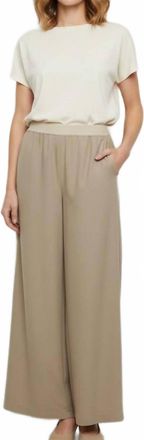 Forte_Forte Wide Leg Pants In Sand