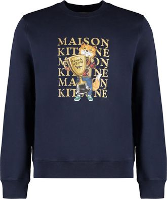 Maison Kitsuné Printed Cotton Sweatshirt