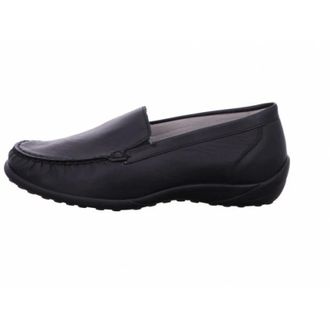 Waldl&auml;ufer Komfort Slipper - Dames - Schoenen - Zwart - Maat: 37 EU Leer