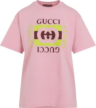 Gucci Pink Logo T-Shirt