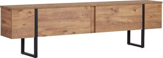 Habitat et Jardin Mueble Para La Tele De Madera <> - 180 X 30 X 50 Cm - Pino Del Atl&aacute;ntico / Negro