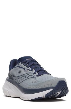 Saucony Guide 19 Running Shoe in Fossil/Navy at Nordstrom, Size 12.5
