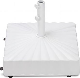 Best Choice Products Fillable Mobile Umbrella Base Heavy Duty Market Stand w/ Wheels, Locks, 123lb Capacity