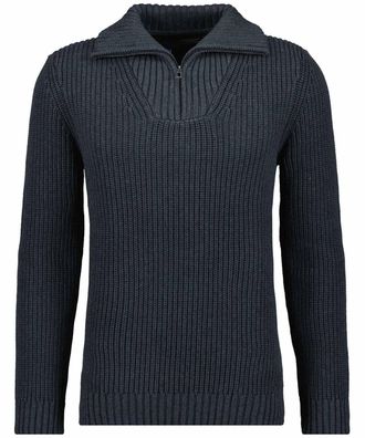 Ragman Rundhalspullover RAGMAN, Herren, Gr. 48, grau (asphalt, 018), 100% Baumwolle, ohne Ausschnitt, Pullover Rundhalspullover
