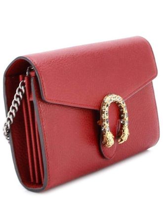 Gucci Dionysus Chain Wallet Leather With Embellished Detail Small (Authentic Pre-Loved)