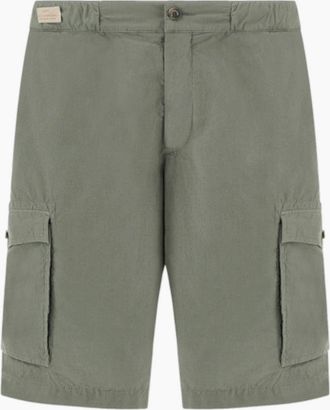 Paul & Shark Mens Paul & Shark Ultra Light Poplin Cargo Shorts 096 Khaki - Tan - Size: 32/36