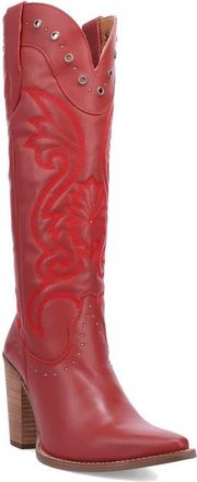 Dingo Rock N Rebel Knee High Western Boot in Red at Nordstrom, Size 6.5