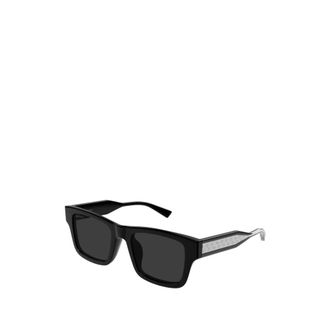 Gucci Vierkante Zonnebril - Heren - Zonnebrillen - Zwart - 52 MM - Accessoires