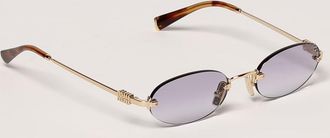 Miu Miu Occhiali da sole in metallo Miu Miu