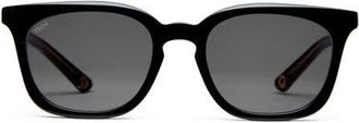 Vada Jewelry House Sunglasses in Black Onyx Gold at Nordstrom