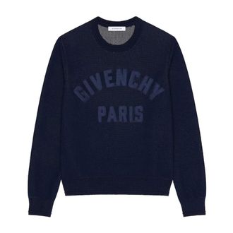 Givenchy Heren, Truien, Blauw, Maat: M Katoen