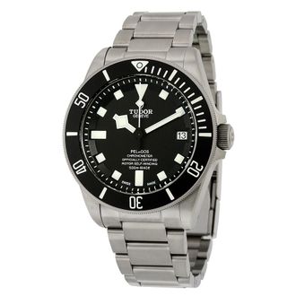 Tudor Pre-owned Tudor Pelagos Automatic Chronometer Black Dial Mens Watch 25600TN