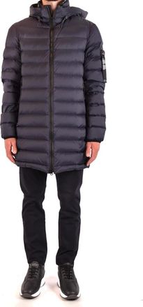 Peuterey Donzen Jas - Heren - Gewatteerde jassen - Blauw - XS - Nylon - Jassen