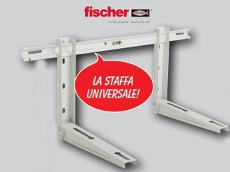 Fischer Soporte Para Aire Acondicionado Fischer Modelo 8001132037195 Blanco Acero