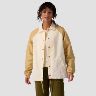 Stoic Utility Coaches Jacket - Womens in Egret/taos Taupe at Nordstrom, Size X-Small