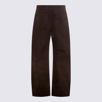 Rick Owens Mens Trousers Dark Dust _100 % Co