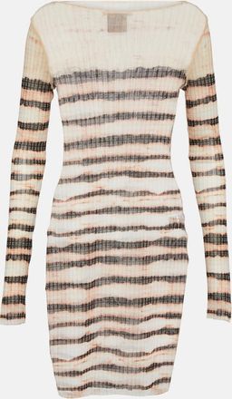 Jean Paul Gaultier x KNWLS striped minidress