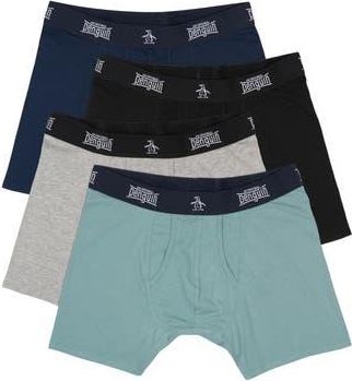 Original Penguin Assorted 4-Pack Boxer Briefs in Blue Multi at Nordstrom Rack, Size X-Large