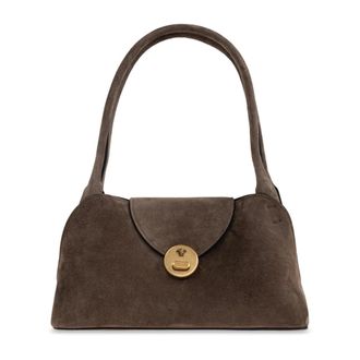 Versace Dames, Tassen, Bruin, Maat: ONE Size Su&egrave;de