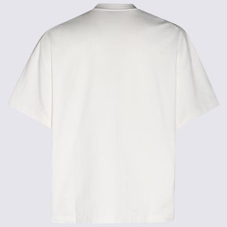 Jil Sander Mens T-Shirts And Polos Porcelain _100 % Co