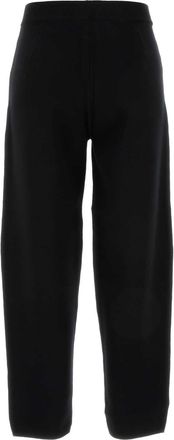 MM Studio Womens Dula Trouser Black Viscose Polyester