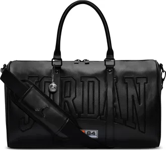 Nike Jordan Perforated Duffel (25L) in Black | MM9187-023
