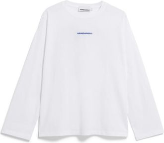 Armedangels Fietaa Smile Longsleeve f&uuml;r Damen | wei&szlig;