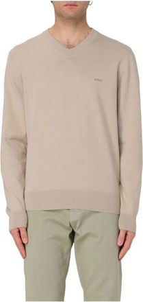 HUGO BOSS Hombre, Jerseys, Beige, Talla: XL