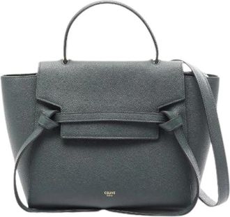 Celine Pre-owned Belt Bag Micro Leder Handtas - Dames - Vintage Handtas - Groen - ONE Size - Leer - Vintage