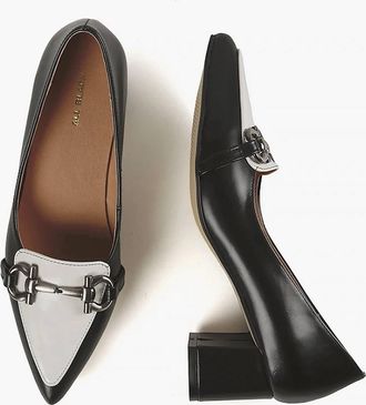 All Black Pt Links Pump Heels In Black