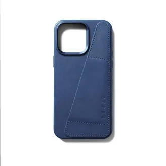 Mujjo Full Leather Wallet Case for iPhone 15 Pro Max in Monaco Blue at Nordstrom