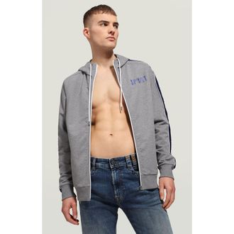 Dirk Bikkembergs Gray Cotton Mens Sweatshirt