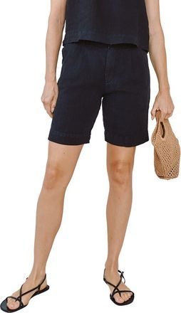 Bella Dahl Pleated Bermuda Shorts in Black at Nordstrom, Size X-Small