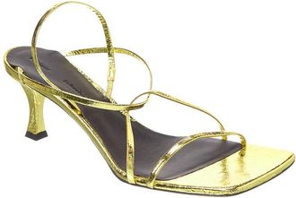 Proenza Schouler Metallic Leather Slingback Sandal