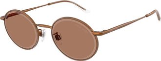 Giorgio Armani AR6170 320173 Womens Sunglasses Brown Size 51