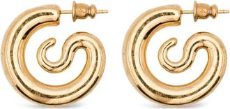 Panconesi Serpent Hoops Extra Small - Dames - Oorbellen - Geel - ONE Size - Accessoires