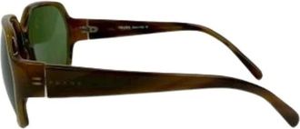 Prada Pre-owned Accessories, female, Green, Size: ONE SIZE Pre-owned Vintage Sunglasses