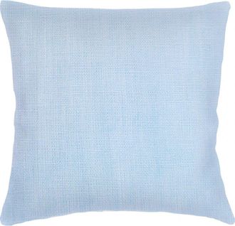 Anaya with Love So Soft Linen Euro Pillow with Down Alternative Insert in Light Blue at Nordstrom, Size 26X26
