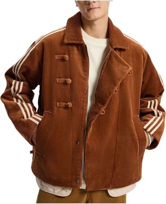 adidas New Year Pad Corduroy Jacket Asia Sizing Copper KQ5135
