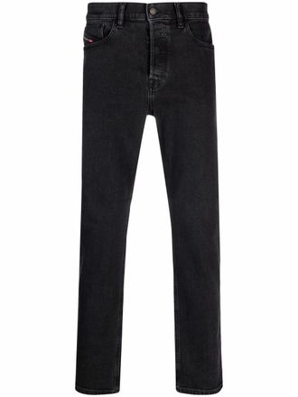 Diesel D-Fining tapered denim jeans - men - Spandex/Elastane/Organic Cotton - 29/32 - Black