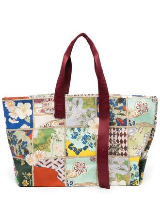 Alemais Katoenen shopper - Groen