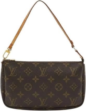 Louis Vuitton Pre-owned Mini Bags, female, Brown, Size: ONE SIZE Pre-owned Pochette Accessoires Monogram Pouch