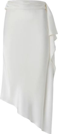 Pinko Rok met ruches - Wit