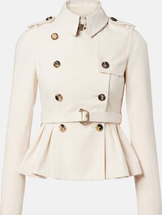 Burberry Isabella cotton gabardine jacket