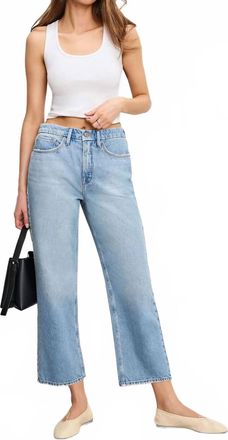 Good American Good 90S Crop Relaxed Jeans In Indigo 964