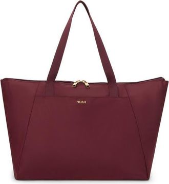 Tumi Medium Voyageur Just in Case Packable Nylon Tote in Wine at Nordstrom