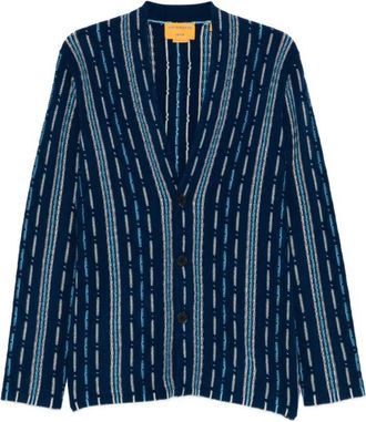 Guest In Residence Baja Everywear Cardigan - Dames - Cashmere truien - Blauw - M - Kasjmier - Truien & Vesten